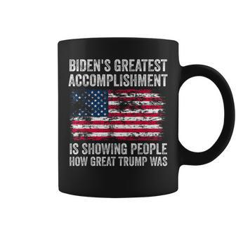 Biden's Accomplishment Is Showing People How Great Trump Was Coffee Mug - Monsterry DE