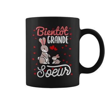 Bientôt Grande Soeur Annonce Grossesse Lapin Pour Filles Tasse - Cadeauxyz