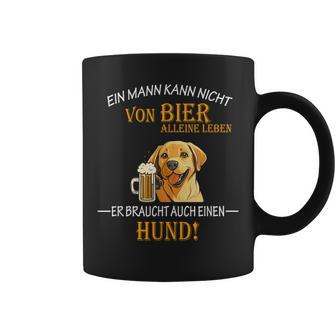 Bier Und Coole Hunde Lustiger Spruch Papa Labrador Gassi Tassen - Geschenkecke