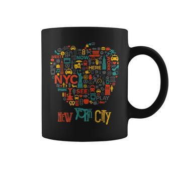Big Apple Of New York City Usa Nyc Coffee Mug - Monsterry UK