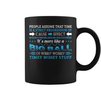 Big Ball Of Wibbly Wobbly Timey Wimey T Coffee Mug - Monsterry