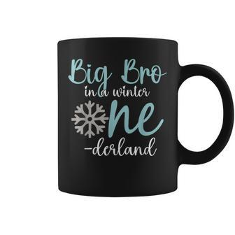 Big Bro In A Winter Onederland Brother 1Birthday Of Girl Coffee Mug - Thegiftio UK