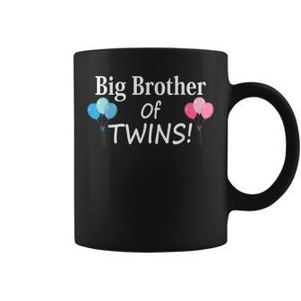 Big Brother Of Boy And Girl Twins Sibling Graphic Coffee Mug - Monsterry CA