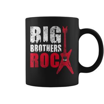 Big Brothers Rock Toddler & Adult Big Brother Coffee Mug - Monsterry