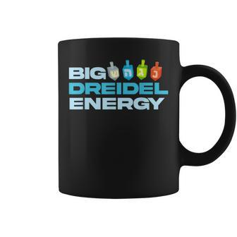 Big Dreidel Energy Hanukkah Menorah Challah Days Jewish Coffee Mug - Thegiftio UK
