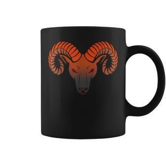 Big Horn Sheep Ram Head Horn Animal Print T Coffee Mug - Monsterry UK