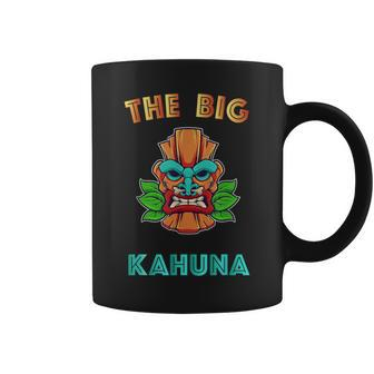 The Big Kahuna Hawaiian Tiki Dad Boss Coffee Mug - Monsterry