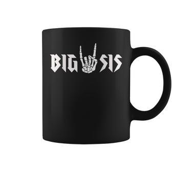 Big Sis Of The Bad Two The Bone Birthday 2 Year Old Birthday Coffee Mug - Monsterry