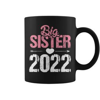 Big Sister 2022 First Baby Becoming Big Sister Coffee Mug - Monsterry AU