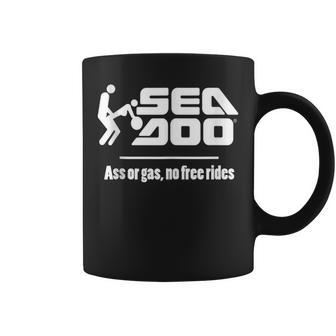 Big Wave Seadoo Ass Or Gas No Free Rides Coffee Mug - Monsterry