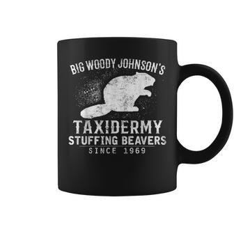 Big Woody Johnson's Taxidermy Stuffing Beavers Hunting Coffee Mug - Thegiftio UK
