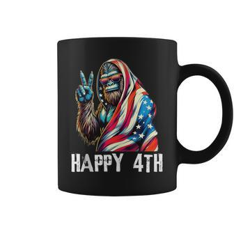 Bigfoot 4Th Of July Happy 4Th Patriotic Usa Ns Boys Coffee Mug - Monsterry AU