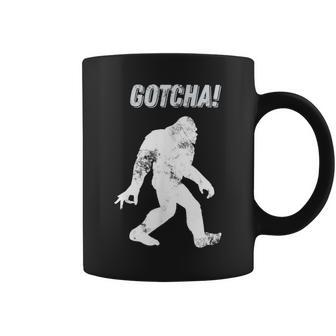 Bigfoot Circle Game Gotcha Meme Ok Hand T Coffee Mug - Monsterry DE