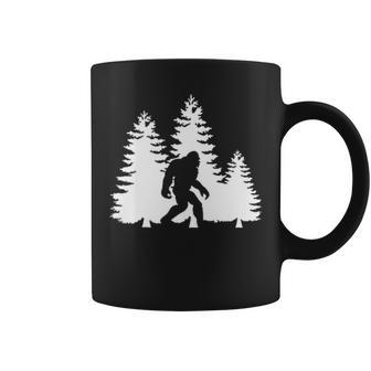 Bigfoot Forest Sasquatch Women Coffee Mug - Monsterry CA