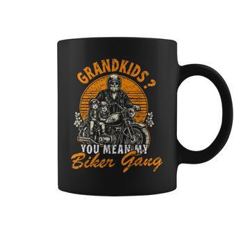 Biker Grandad Motorcycle Grandpa Cool Motorbike Grandfather Coffee Mug - Monsterry UK