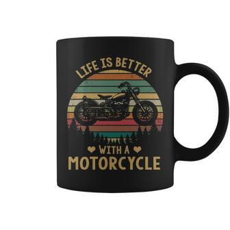 Biker Life Better Coffee Mug | Mazezy