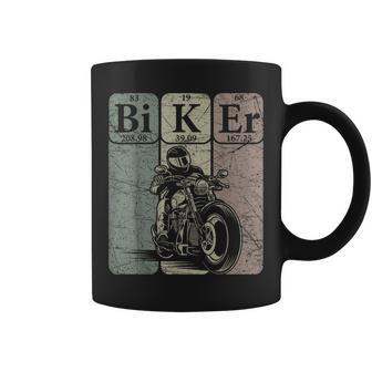 Biker Periodic Table Elements Motorcycle Biking Vintage Coffee Mug - Monsterry DE