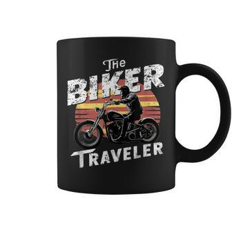 Biker Vintage Men Woman Clothing Motorcycles Coffee Mug - Monsterry