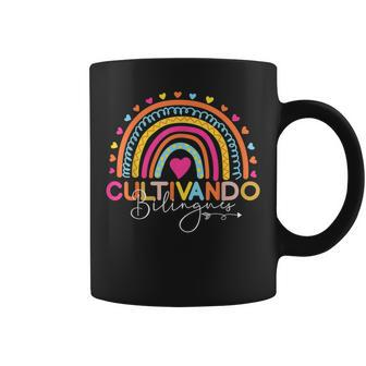 Bilingual Teacher Cultivando Bilingues Maestra Coffee Mug - Monsterry CA