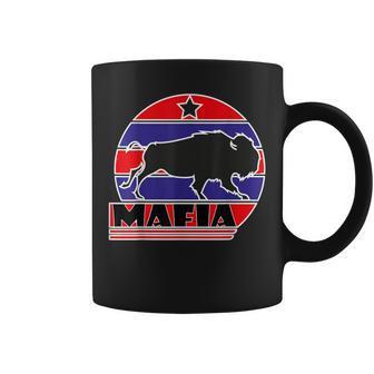 Bills Fan Mafia For Buffalo Fan Vintage Retro Football Coffee Mug | Crazezy DE