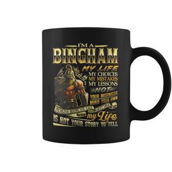 Bingham Family Name Bingham Last Name Team Coffee Mug - Monsterry DE