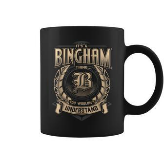 Bingham Family Name Last Name Team Bingham Name Member Coffee Mug - Monsterry DE
