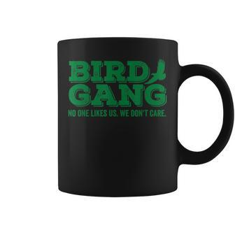 Bird Gang Eagle Green Athletic Vintage Distressed Coffee Mug | Crazezy AU