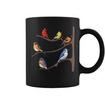 Birds On A Branch Birding Bird-Watching Birder Bird Watcher Coffee Mug - Monsterry