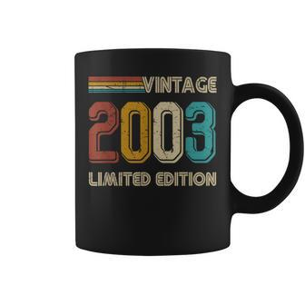 Birthday 20 Years Old Birthday Decoration Vintage 2003 Coffee Mug - Monsterry UK