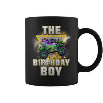 The Birthday Boy Monster Truck Family Matching Coffee Mug - Monsterry CA