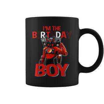 Birthday Boy Skibidi Toilet Speakerman V1 Son Tvman Coffee Mug - Seseable