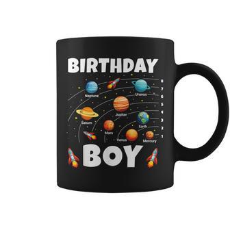 Birthday Boy Space Planets Birthday Coffee Mug - Monsterry DE