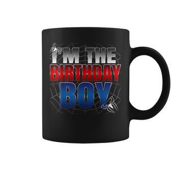 Im The Birthday Boy Spider Web Family Matching Coffee Mug - Seseable