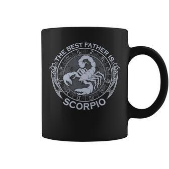 Birthday For Father The Best Dad Scorpio Zodiac Sign Coffee Mug - Monsterry