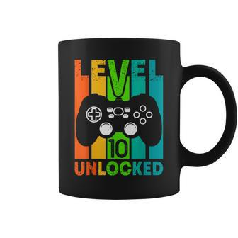 Birthday Gamer Boy Or Gamer Girl Level 10 Unlocked Coffee Mug - Thegiftio UK