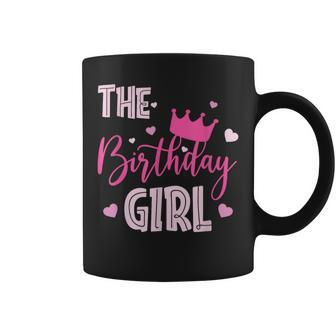 The Birthday Girl Cute Pink Matching Family Party Coffee Mug - Monsterry CA