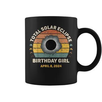 Birthday Girl Vintage Totality Spring Solar Eclipse Coffee Mug - Monsterry DE