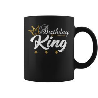 Birthday King Gold Crown For Boys And Men Coffee Mug - Monsterry