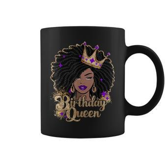 Birthday Queen African Melanin American Afro Coffee Mug | Mazezy AU