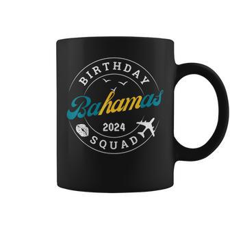 Birthday Squad Bahamas 2024 Trip Party Vacation Matching Coffee Mug | Mazezy