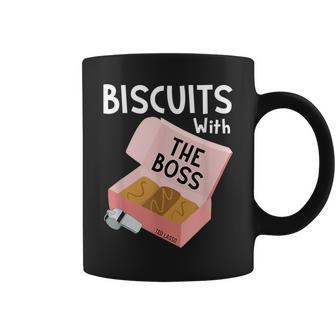 Biscuits With The Boss Png Coffee Mug | Crazezy UK