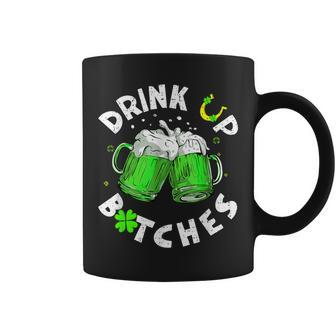 Bitches Drink Up St Patrick's Day Beer Lover Womens Coffee Mug - Thegiftio UK