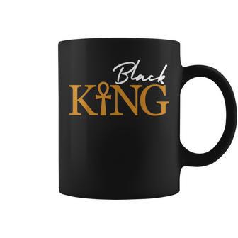 Black African Father Day King Egyptian Ankh Coffee Mug - Monsterry DE