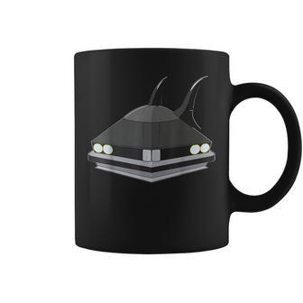 Black Bayern Sharknose Classic German Sports Car Cartoon Coffee Mug - Monsterry