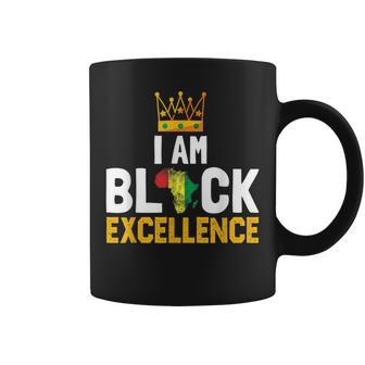 I Am Black Excellence Black History Month Pride & Women Coffee Mug - Thegiftio UK