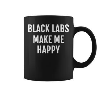 Black Lab Dog Lover Cute Labrador Dogs Saying Coffee Mug - Monsterry UK