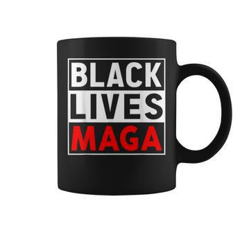 Black Lives Maga Apparel For Support Trump 2024 Coffee Mug - Monsterry