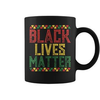 Black Lives Matter Kente African Pride Protest Blm Equality Coffee Mug - Monsterry UK