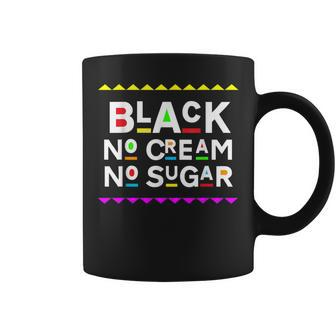 Black No Cream No Sugar Retro 90S Style Coffee Mug - Monsterry UK