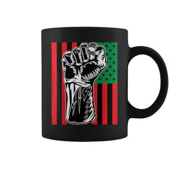 Black Power Flag Pan-African Liberation Marcus Garvey Coffee Mug - Monsterry AU